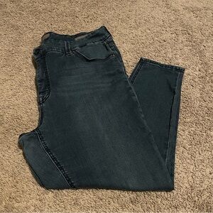 Melissa mccarthy seven7 pencil slimming silhouette jeans blue size 20 inseam 25”